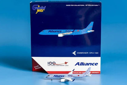 1:400 GeminiJets Alliance Embraer ERJ-190 Passenger Airplane Diecast Plane Model