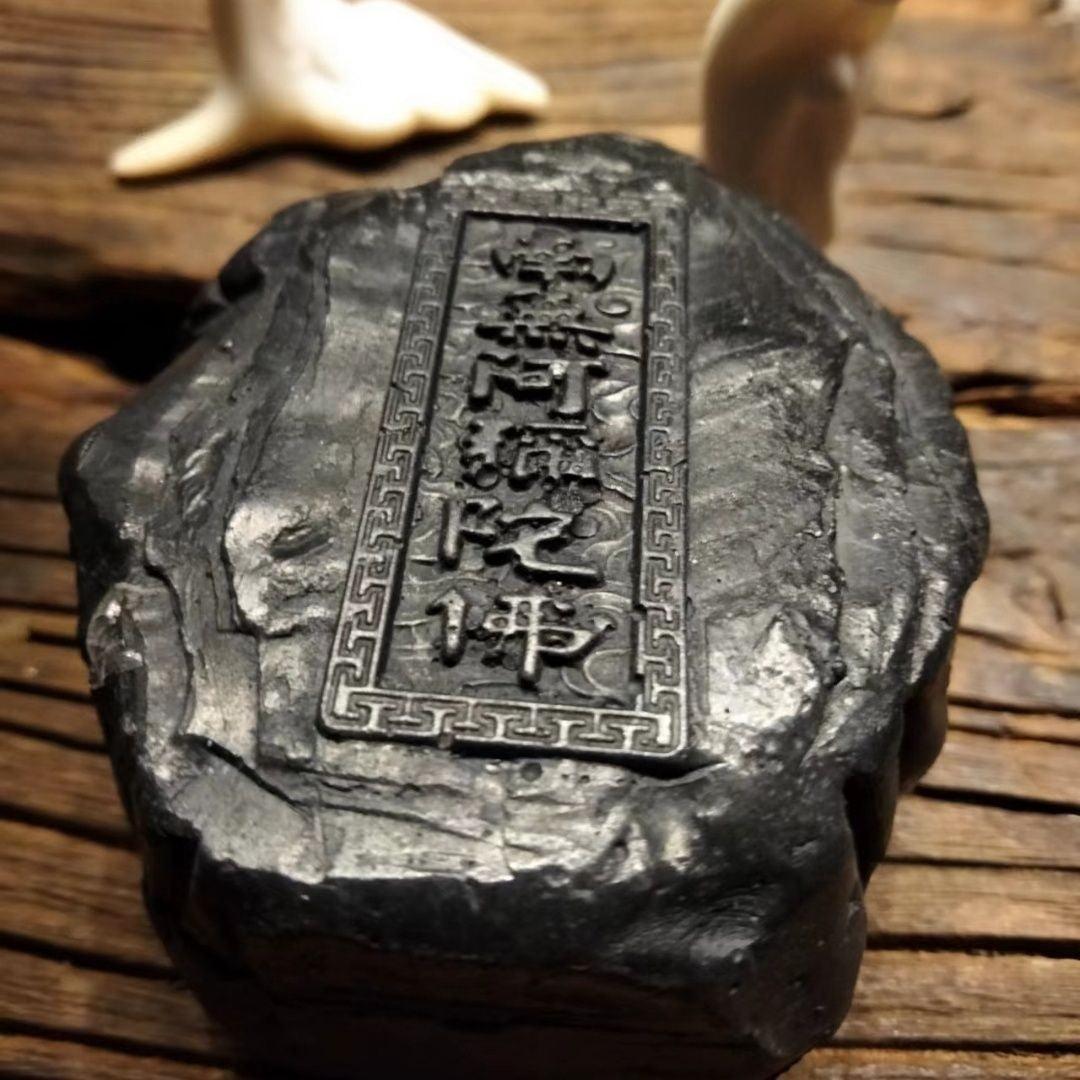 Handmade Amida Buddha Carved Natural Jade Pendant Office Decoration
