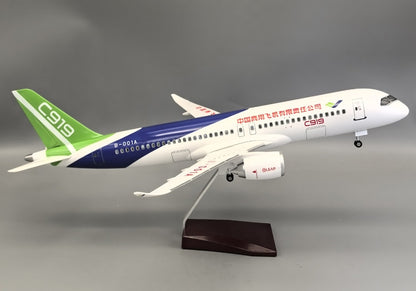 47CM 1:82 CHINA COMAC C919 Passenger Airplane Landing Gear Resin Aircraft Model