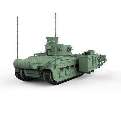 SSMODEL 1/76 20mm WarGamingMilitary Model Kit British Matilda With Paravane