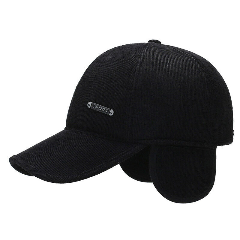 Unisex Men Corduroy Baseball Cap Casual Hat Trucker Classic Adjustable Solid