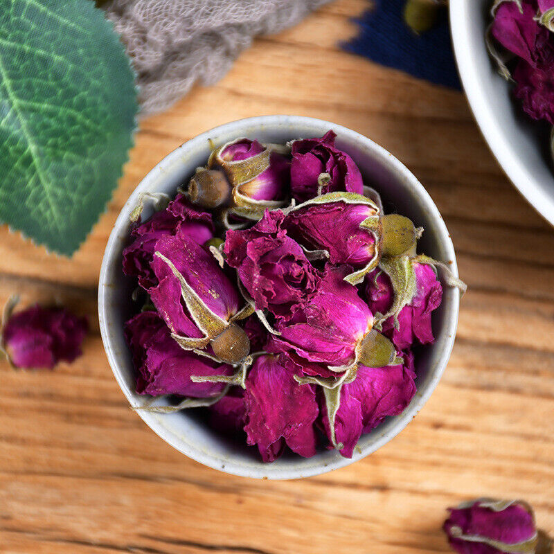 100g Canned Organic Healthy Herbal Flower Tea Rose Tea Ping Yin Mei Gui Cha Tea