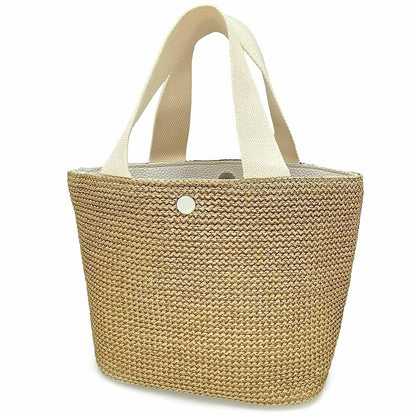Lady Fashion Wicker Handbag Bags Tote Beach Straw Woven Summer Rattan Basket Bag