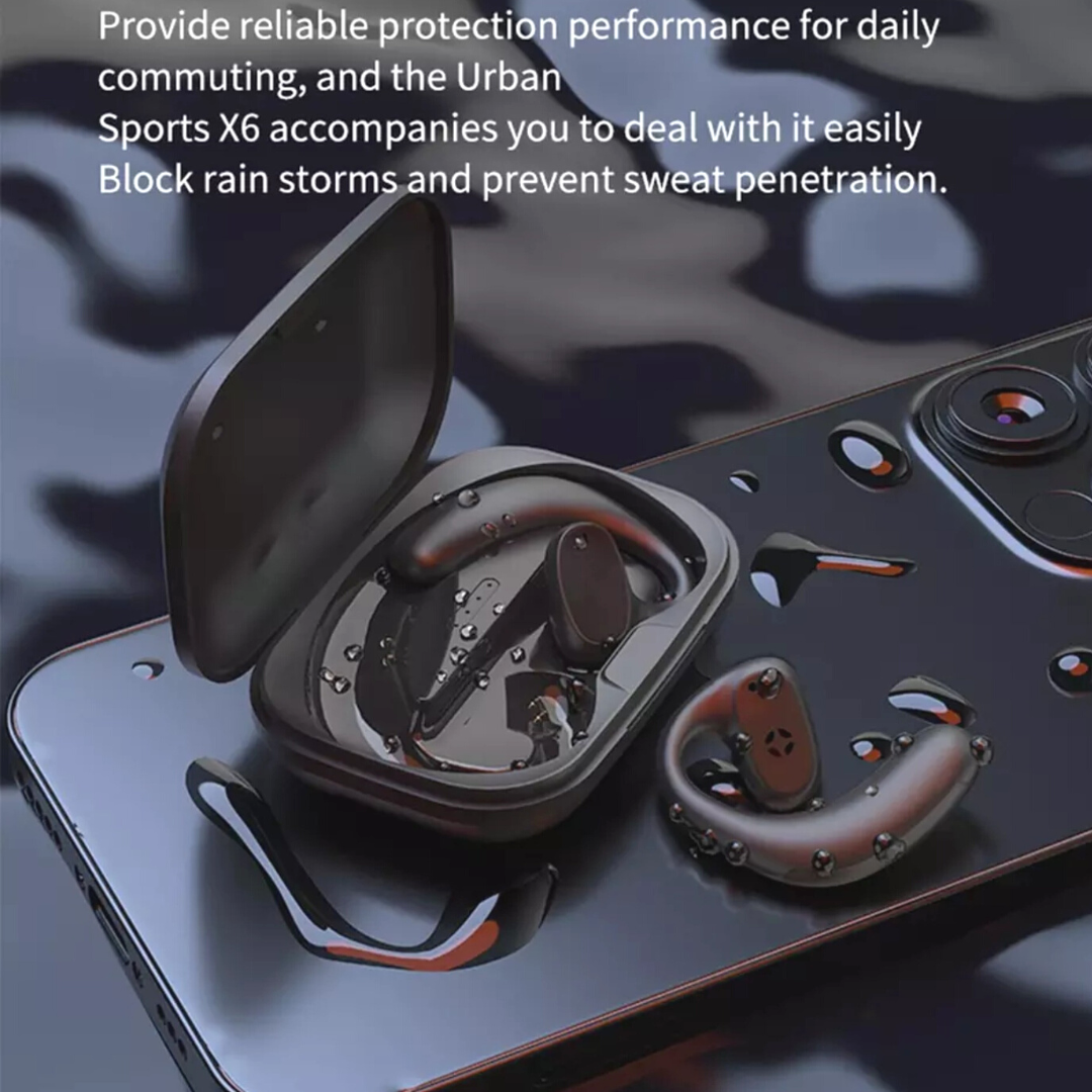 Bone Conduction Headphones Bluetooth 5.2 Wireless Open-Ear Earbuds Sport Headset