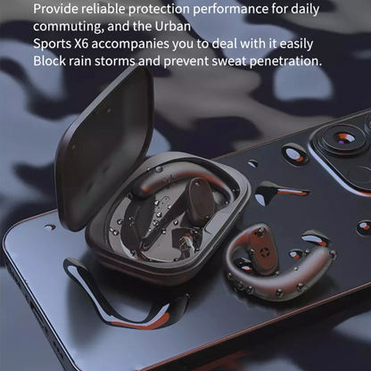 Bone Conduction Headphones Bluetooth 5.2 Wireless Open-Ear Earbuds Sport Headset