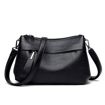 Women's Leather Shoulder Crossbody Bag Lady Satchel Tote Bag Messenger Large
