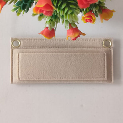 Multi-Pocket Insert Bag Felt Purse Clutch Handbag Liner Wallet Tote Organizer