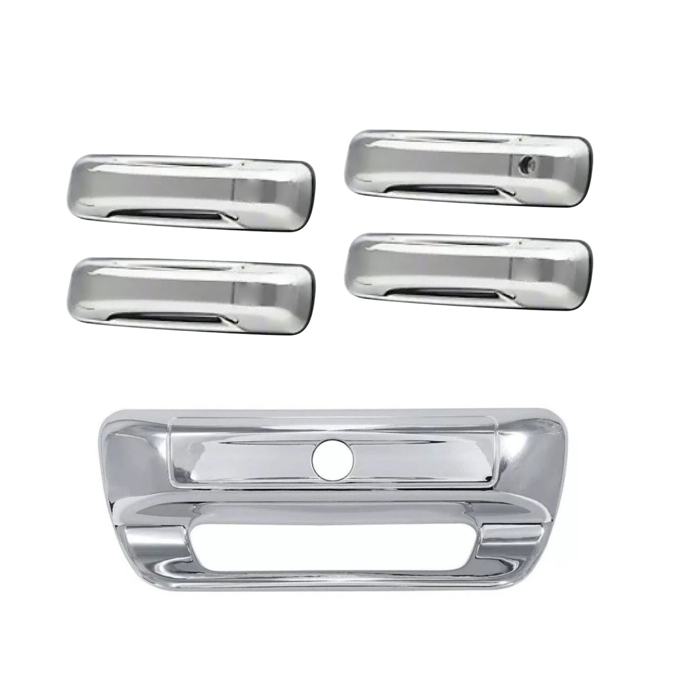 Door Handle & Tailgate Covers perfectly match the chrome effect for Dodge Ram