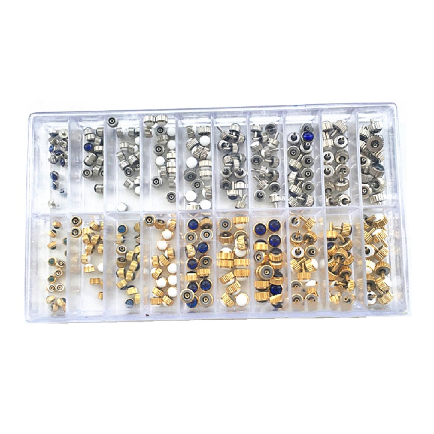 360*Assortment Copper Mixed Watch Repair Part Set for Quartz&Mechanical Watch