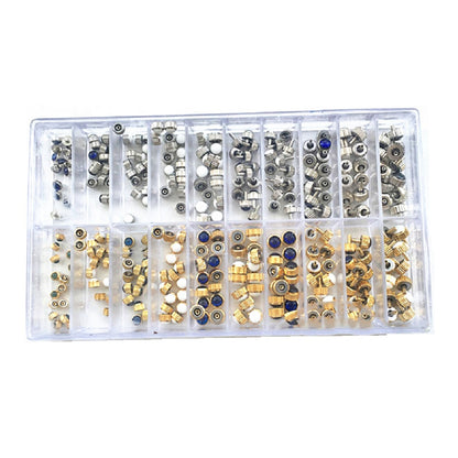 360*Assortment Copper Mixed Watch Repair Part Set for Quartz&Mechanical Watch