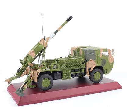 1:20 PCL-161 122mm Vehicle mounted Self propelled Howitzer Truck Diecast Model