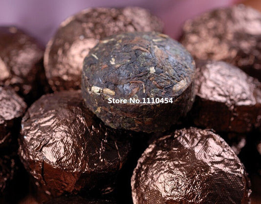 Healthy Care Puer Tea Mini Tuocha Glutinous Rice Scented Pu Erh Tea Can Pack-