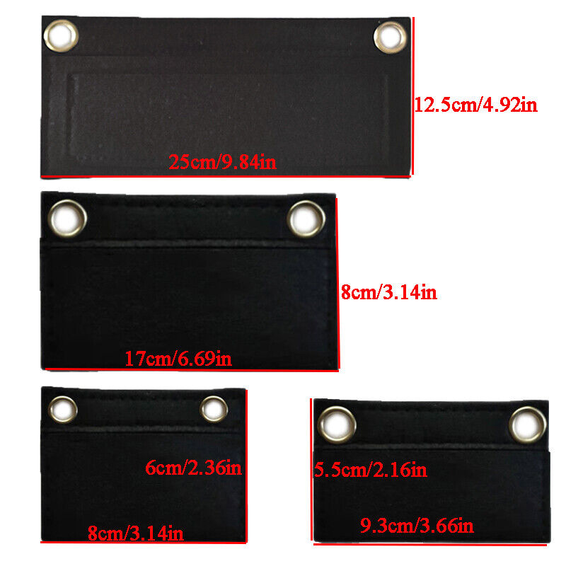 Multi-Pocket Insert Bag Felt Purse Clutch Handbag Liner Wallet Tote Organizer