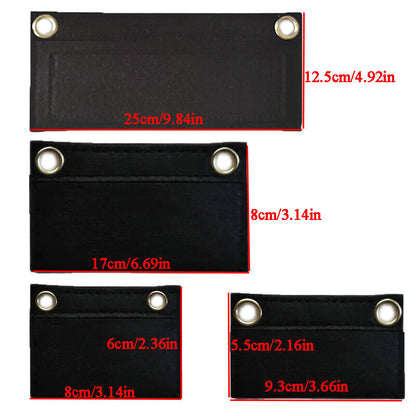 Multi-Pocket Insert Bag Felt Purse Clutch Handbag Liner Wallet Tote Organizer
