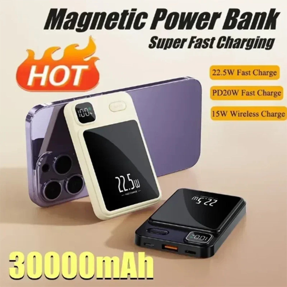 Magnetic Power Bank 50000mAh Wireless Fast Charging Pack