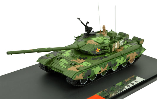 1:72 Chinese PLA ZTZ-99A Main Battle Tank Model Metal Diecast Armored Car 01-02