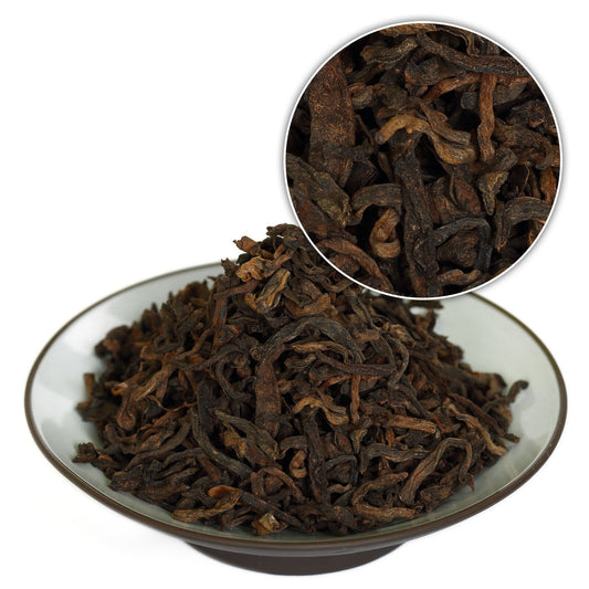 GOARTEA 2008 Supreme Pu-erh Puerh Tea Yunnan Ancient Tree Ripe Black Tea-