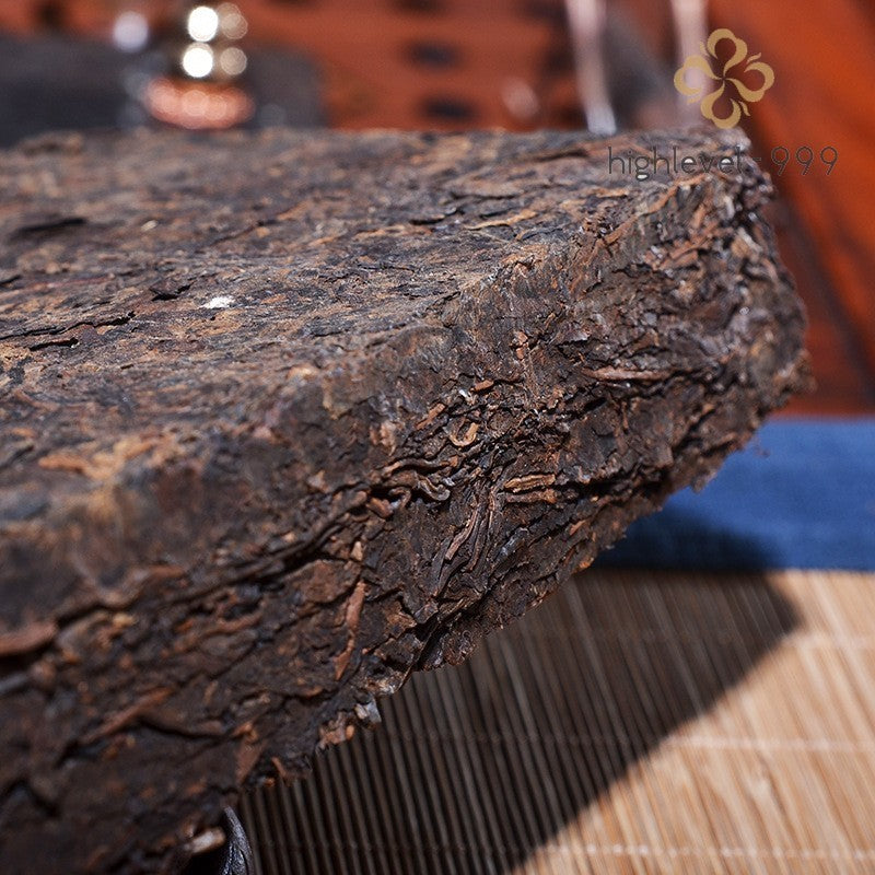 1000g Ripe Puer Tea Brick 10 Years Ancient Tree Yunnan Mellow Sweet Aged Tea