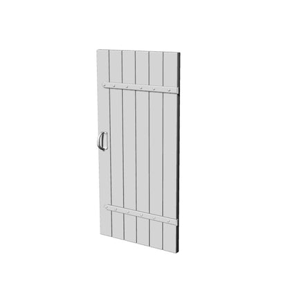 Yao's Studio LYT87280 1/87 Scene Model Wooden Doors