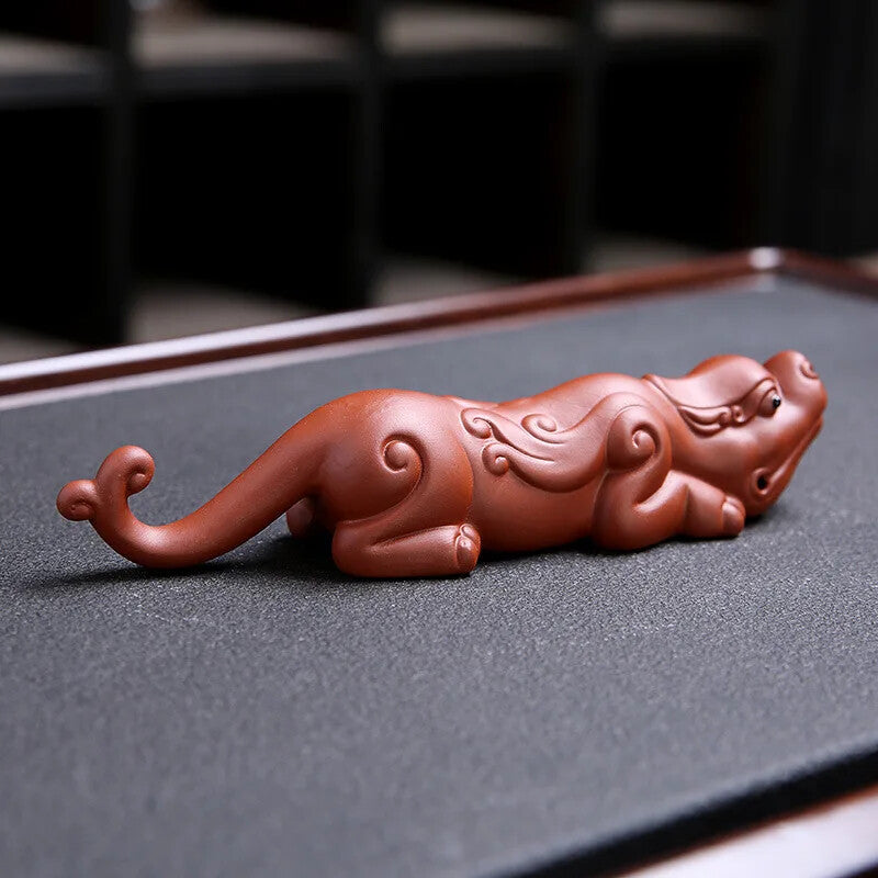 1pc Zisha Tea Pet Lucky Tea Table Decoration Tea Ceremony Tea Pet Zen Tea Set
