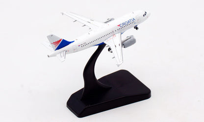 JC Wings CROATIA AIRLINES FOR AIRBUS A319 9A-CTG 1/400 Aircraft Pre-built Model