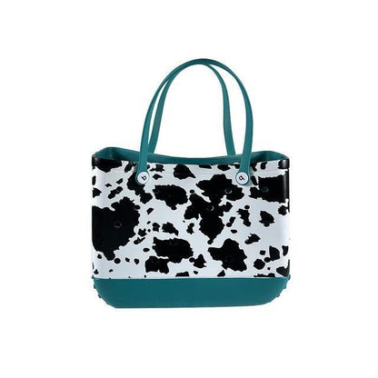 Large Rubber Beach Shoulder Tote Bag Luxury Summer Travel Outdoor Waterproof Bag