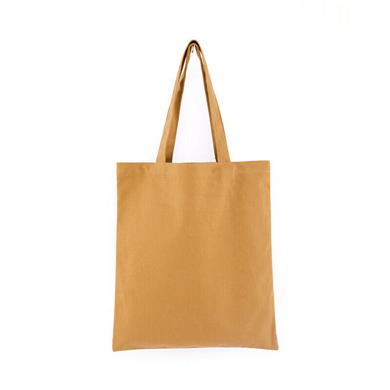 Solid Color Canvas Bags Shopping StorageBags Tote Bag Eco-friendly Shopping Bags