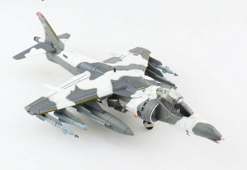 1/72 British Harrier Alloy Harrier Gr.7 Snow Eagle Training Fighter Model