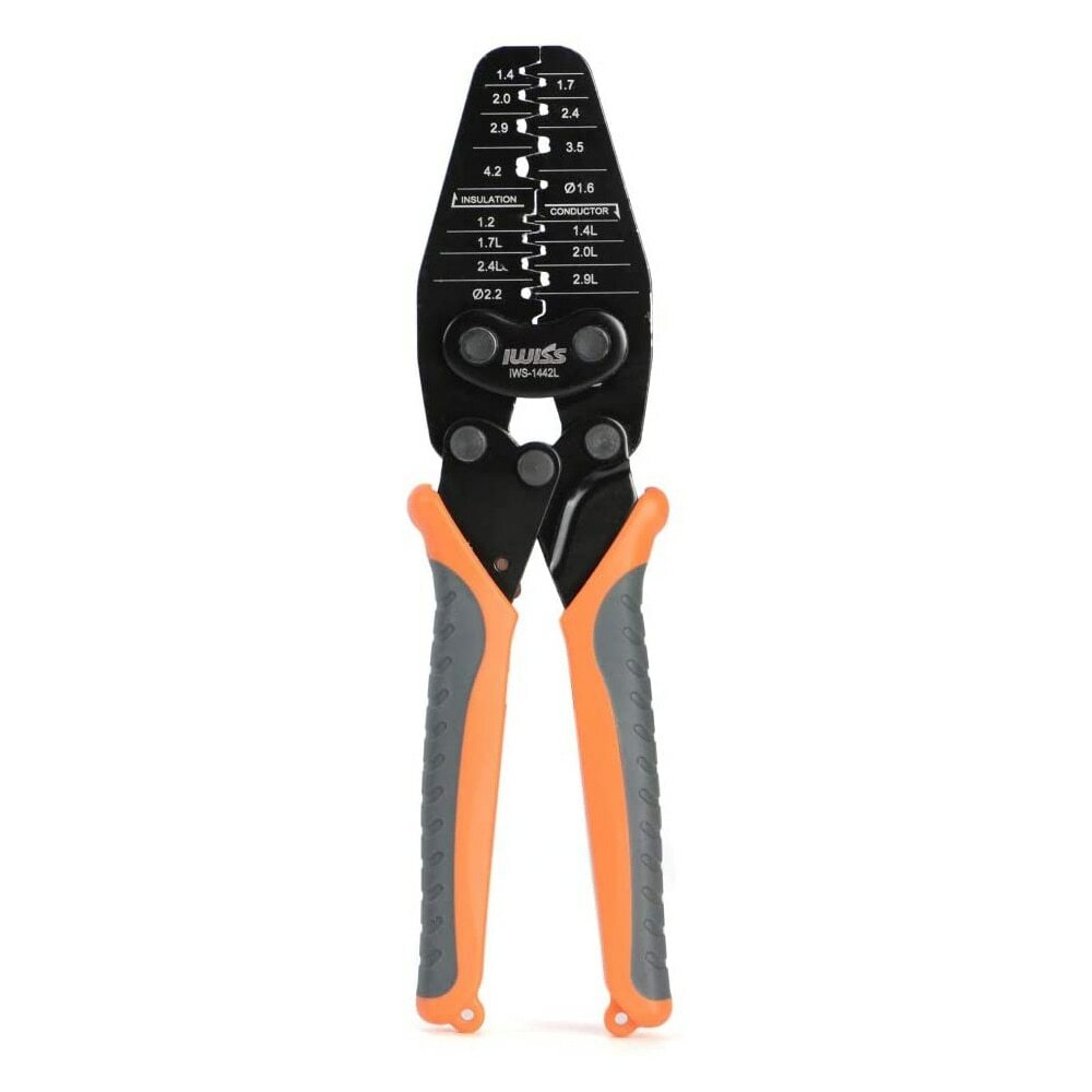 IWISS IWS-1442L Micro Connector Crimper Pliers for Crimping AWG30-14 Open-barrel