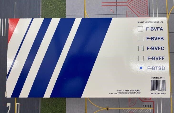 1:200 31CM Hogan AIR FRANCE Concorde Passenger Aircraft Diecast Plane Model