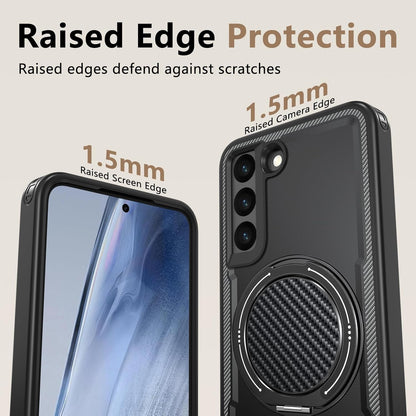 For Galaxy-S22 Case: with 2 PCS Screen Protector for S22 Phone Case, Strong Magn