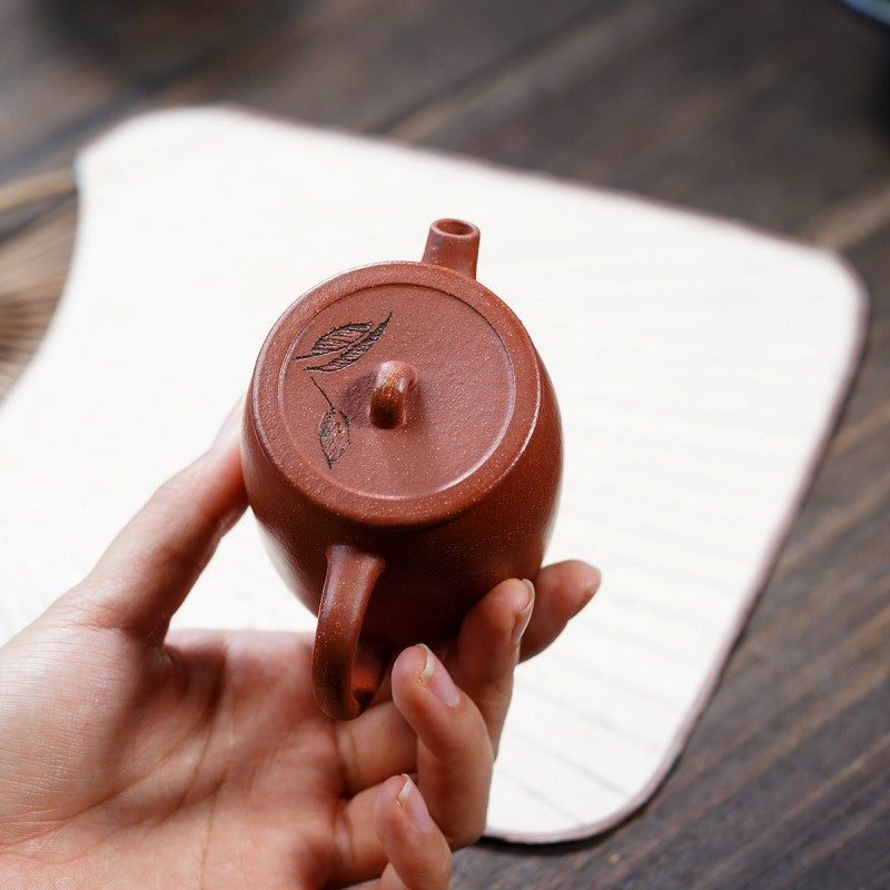 Real Yixing Zisha Jiangpo Clay Tea Pot Handmade Master Pot 7 Infuser Holes China