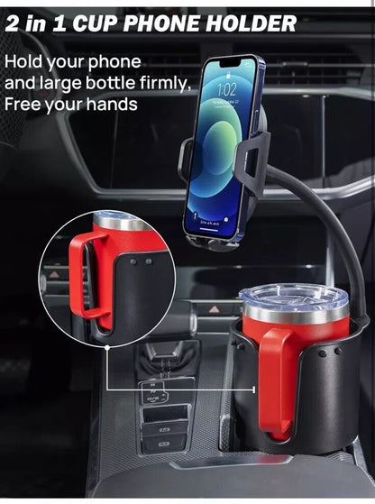 Strong Car Cup Holder Phone Mount Universal Cell Phone Stand W/ Drink Fast Ship