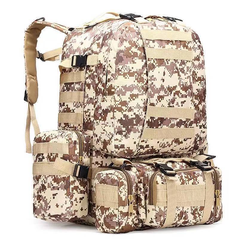Tactical Backpack Mens Sport Bag Outdoor Hiking Climbing Army Rucksack