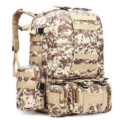 Tactical Backpack Mens Sport Bag Outdoor Hiking Climbing Army Rucksack