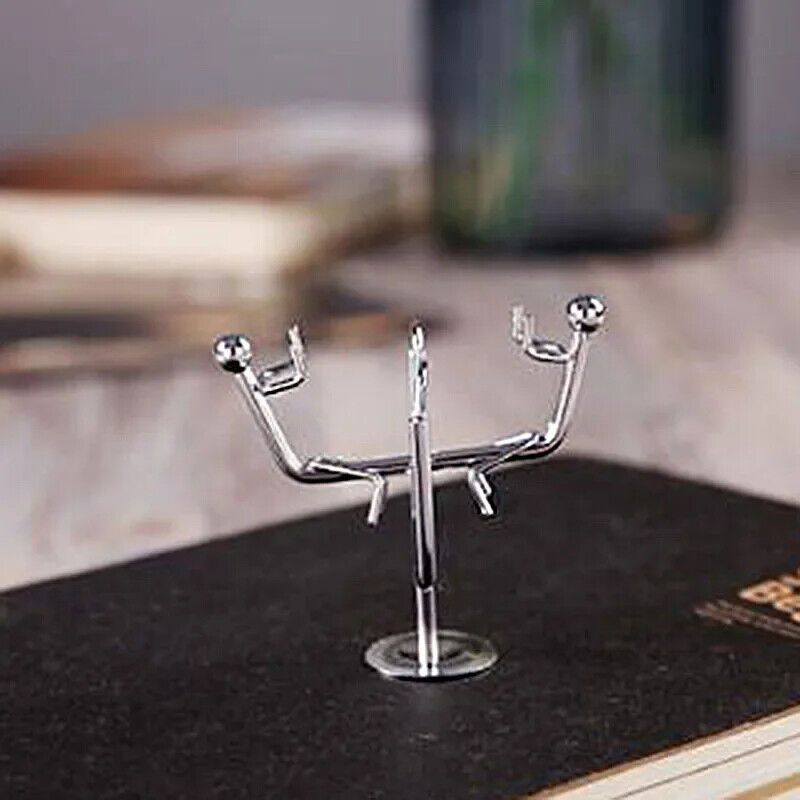 Newton Cradle Iron Man Metal Perpetual Balance Physics Science Pendulum Figurine