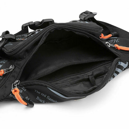 Letter Waist Bags For Men Nylon Waist Packs Belt Bag Fanny Pack Chest Bags