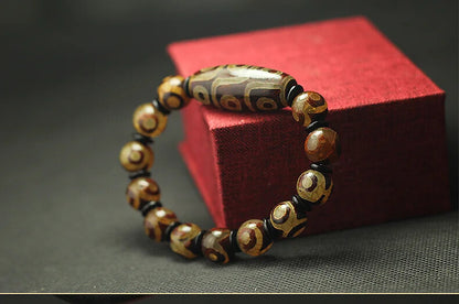 Ethnic Style Great Quality Nine and Three Eyes Natural Bracelet