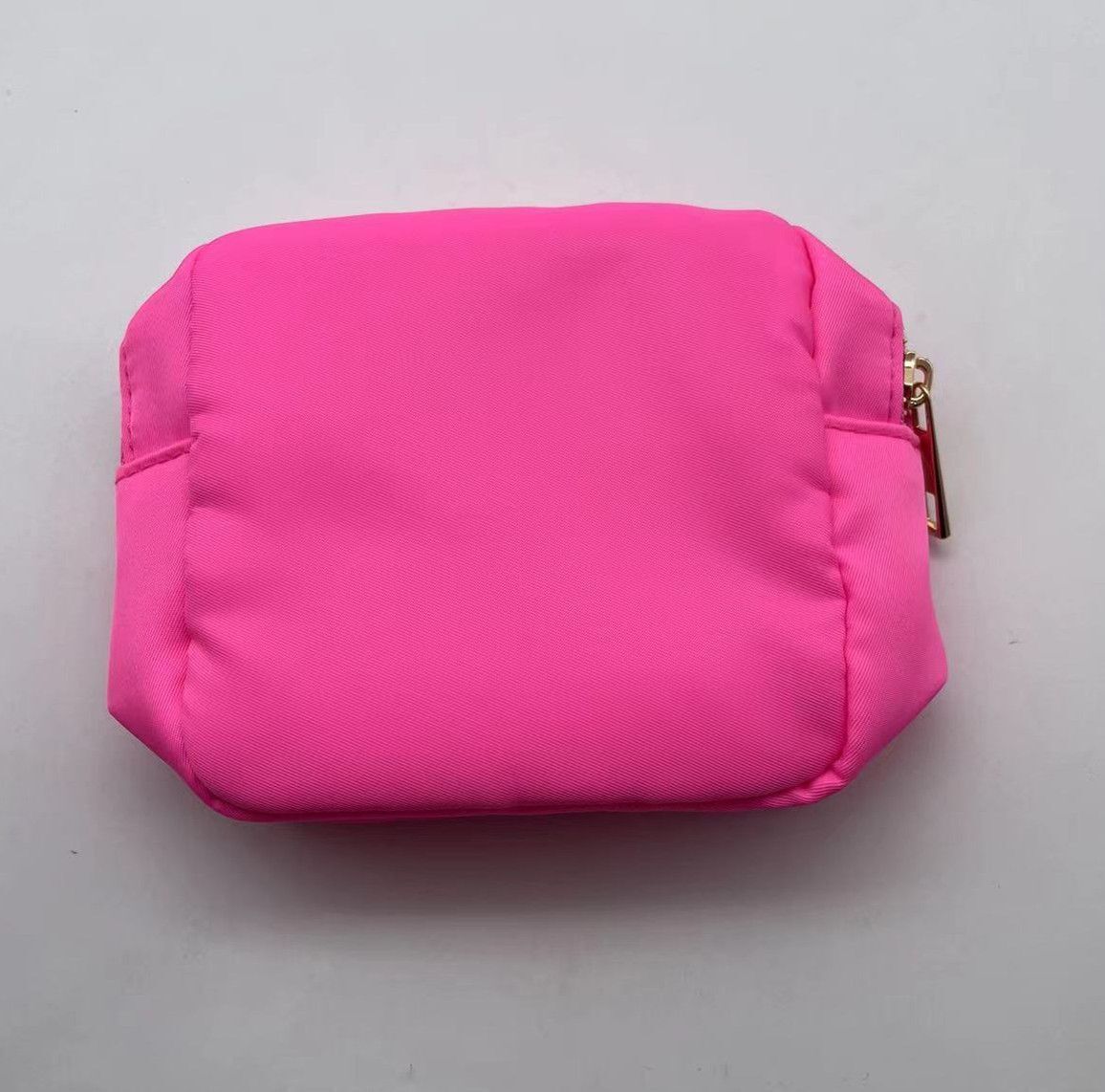 Rhinestone Nylon Waterproof Pouch Makeup Case Nylon Travel Cosmetic Bag Cosmetic