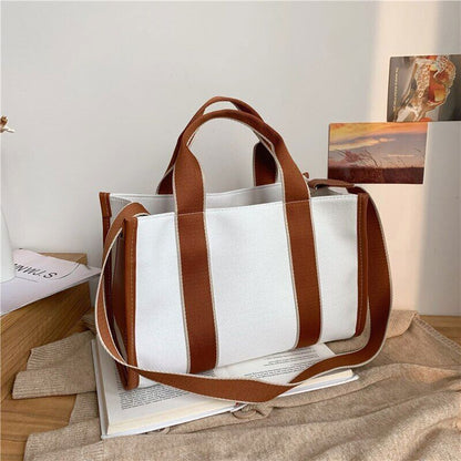 Canvas Shoulder Bag Tote Ladies Shopper Handbag Female Crossbody Bag
