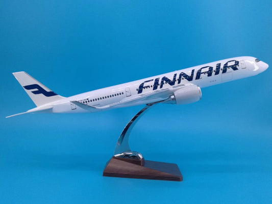 47CM FINNAIR AIRBUS A350 OH-LWA Passenger Airplane Resin Aircraft Plane Model