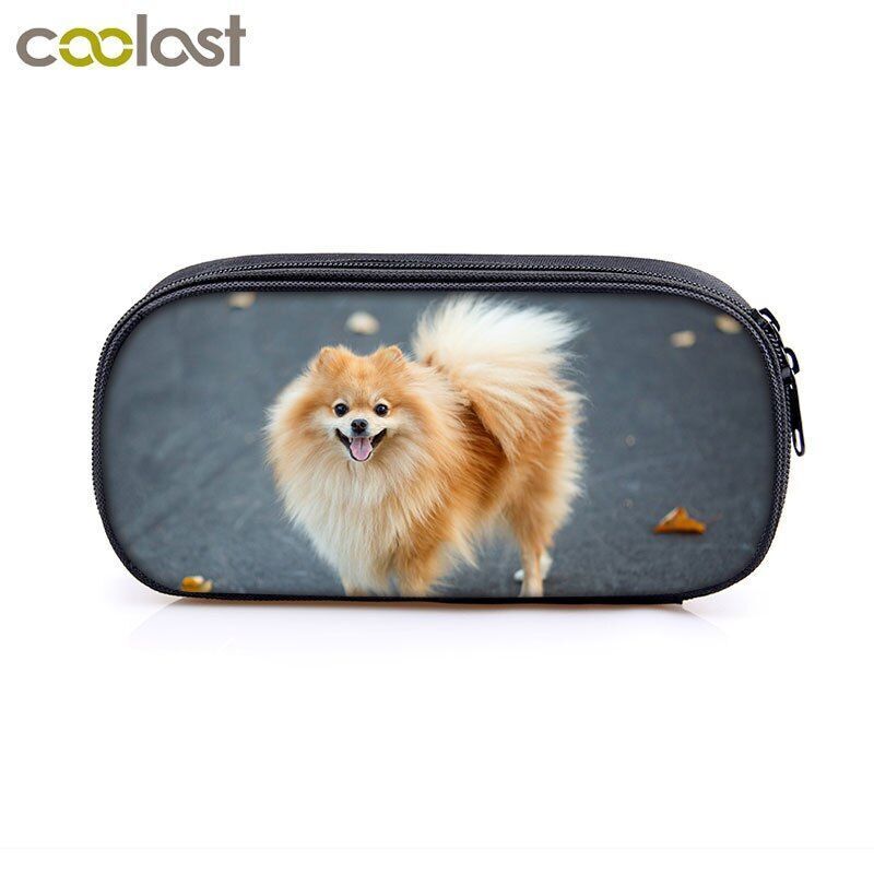 Dog Pencil Bag Stationary Bag Pencil Box School Supplies 24*11*7 CM Accessories