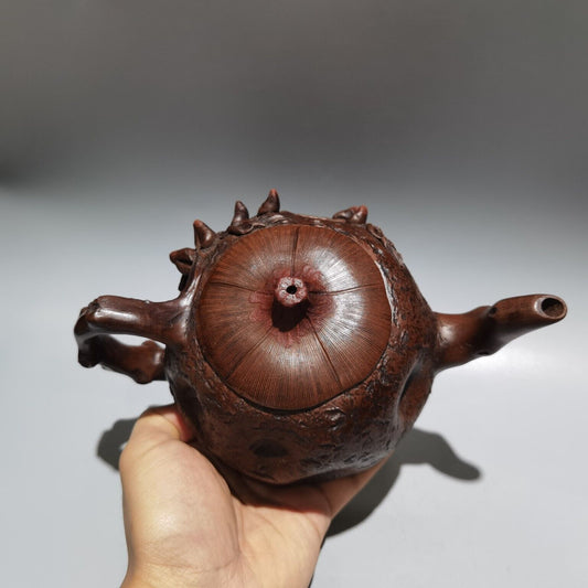 vintage china yixing purple clay teapot zisha ceremony ceramic fine teaware art