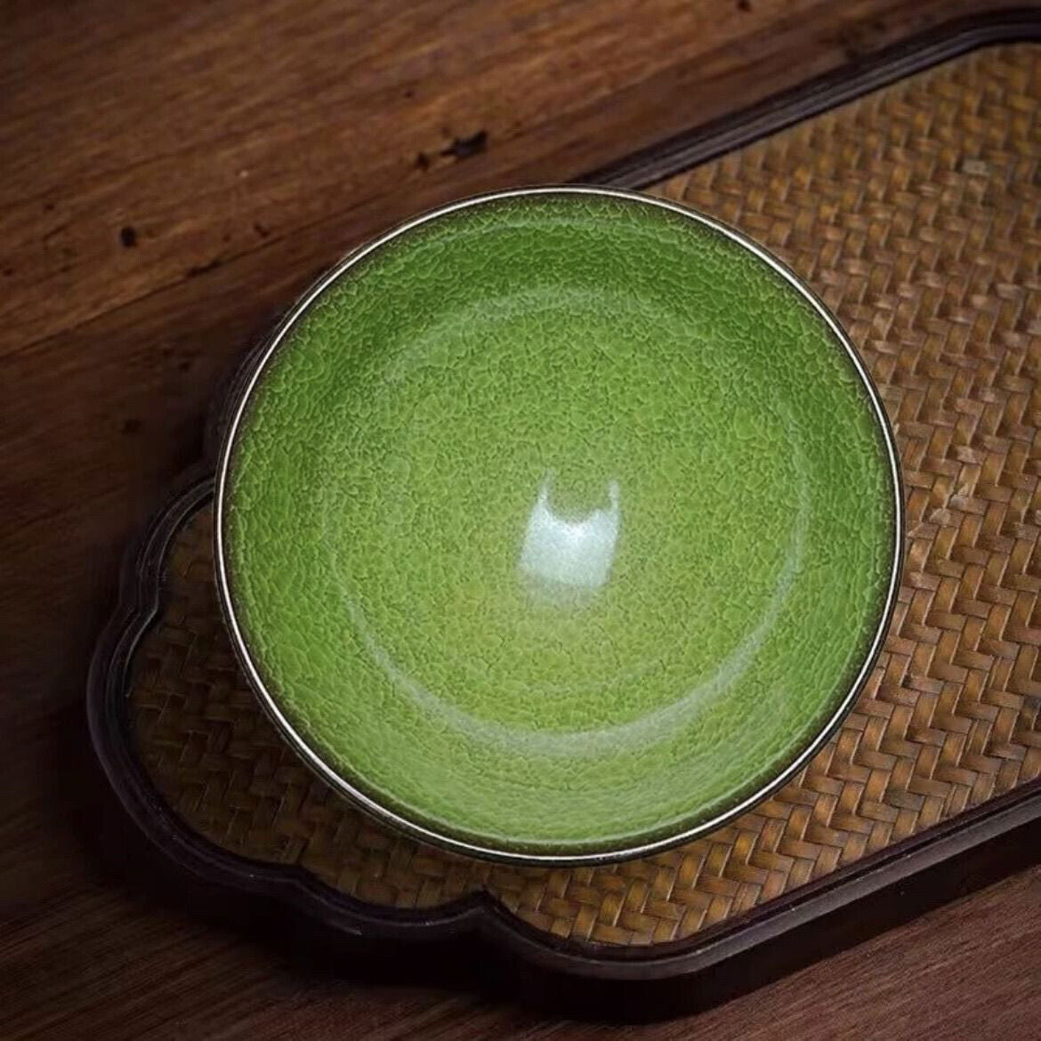 Jianzhan Ice Crack Cup Ceramic Tea Cup Beautiful Tea Bowl Handmade Tea Cup