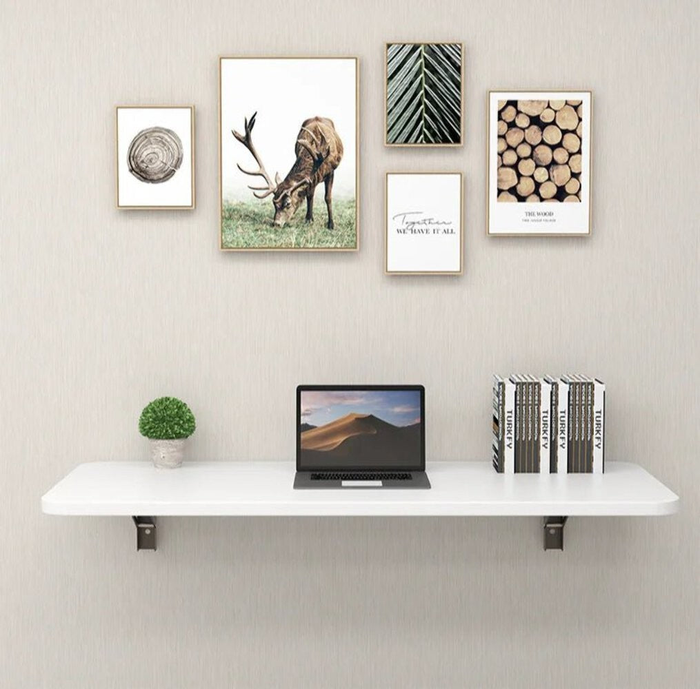 Wall-Mounted Folding Table for Living Room & Kitchen