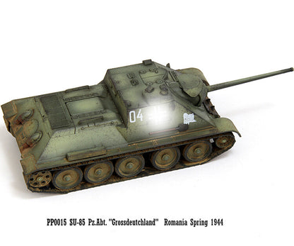 1/72 Soviet Union 85 tank destroyer model SU-85 German captured Romania 1944