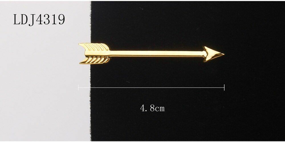 Men Tie Clips Classic Fashion Copper Enamel Creative Business Collar Ties Clasps