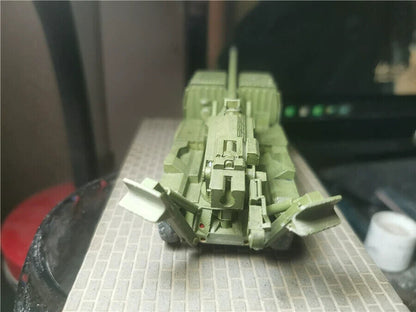 Homemade 1/72 PLA181 Military Tank With Vehicle Mounted Gun Finished Ornament