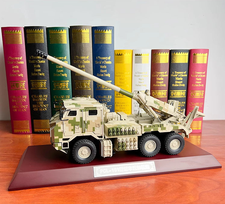 1:32 34CM PCL-181 155MM Vehicle Mounted Howitzer Launcher Truck Diecast Model