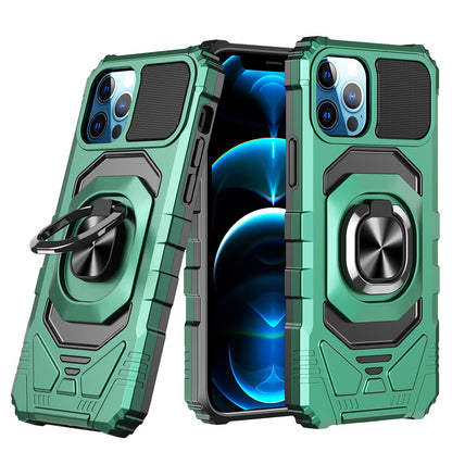 For iPhone 17 Pro Max/16/15 with 360° Rotation Kickstand Phone Case